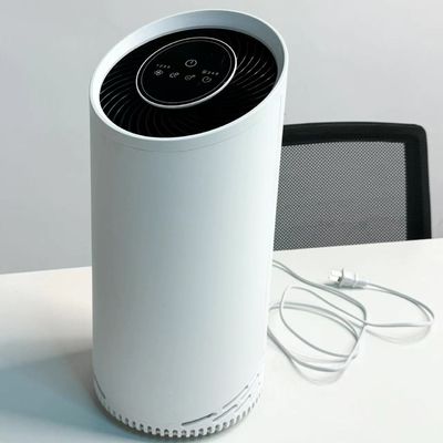 Purificateur d'air HEPA à commande tactile blanc avec chronomètre à plasma froid Filtre à charbon actif