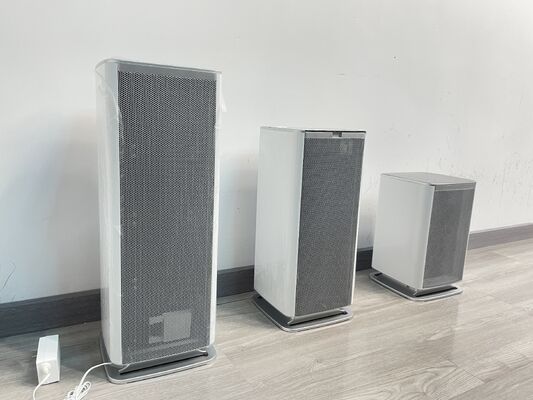 Purificateur d'air électrique avec WIFI et contrôle APP Filtre ESP et sol debout avec roues pour la maison et le bureau