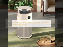WAYPOTAT HP01 Purificateur d'air pour animaux de compagnie avec filtre HEPA 480 m3/h